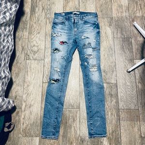 Pacsun Distressed Skinny Jeans 31x32